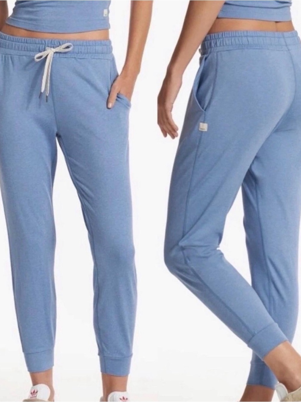 NWT Vuori XS blue quartz heather joggers